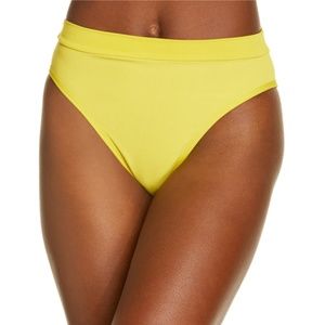 NEW L*Space French Cut Swim Briefs, M, Yellow